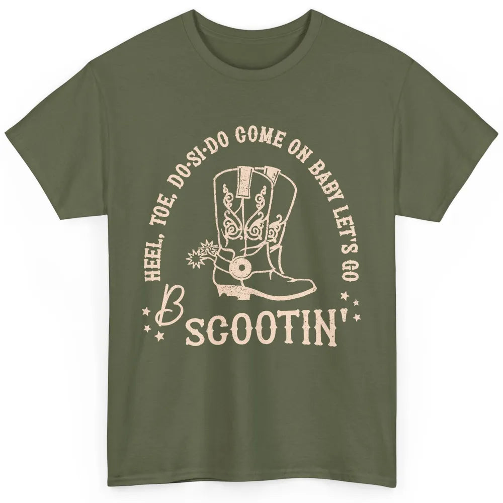Retro Cowboy Come On Boot Scootin' Boogie Western Country Classic Unisex T-Shirt