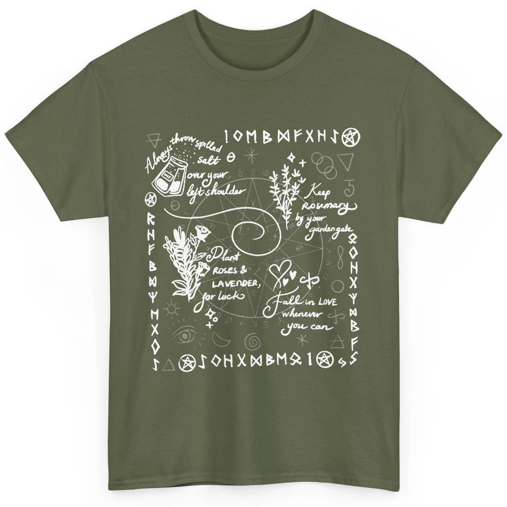 Practical Magic Gardening Card Gardeners Plant Lovers Gift Classic Unisex T-Shirt