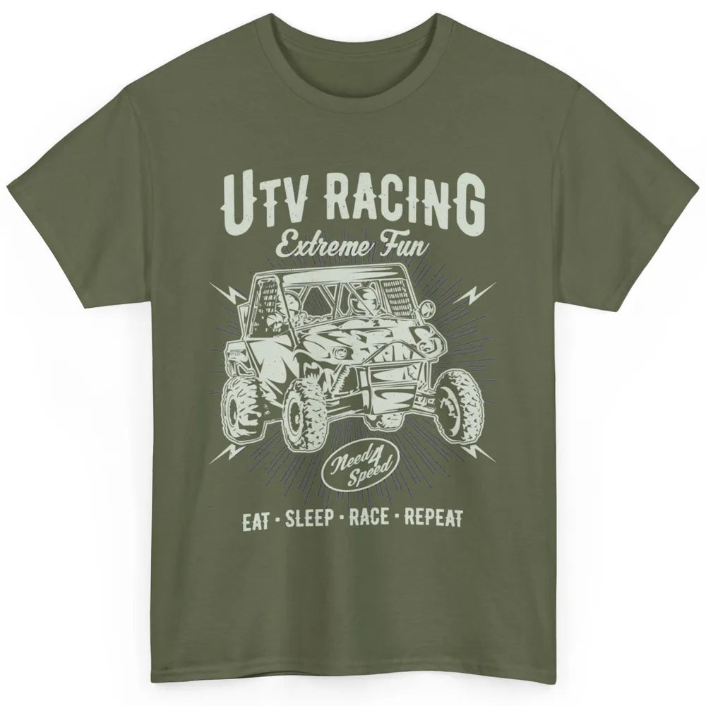 Retro Fun UTV Racing Limit Mud Riding Dirt SXS Rider Offroad Classic Unisex T-Shirt