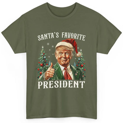 Funny Donald Trump Christmas Santa Favorite President Xmas Classic Unisex T-Shirt
