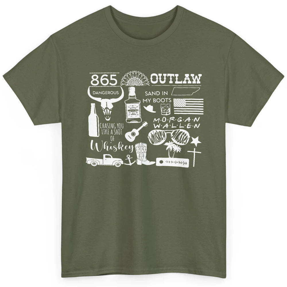 Retro Cowboy Boot Hat Sand In My Boots Western Country Music Classic Unisex T-Shirt