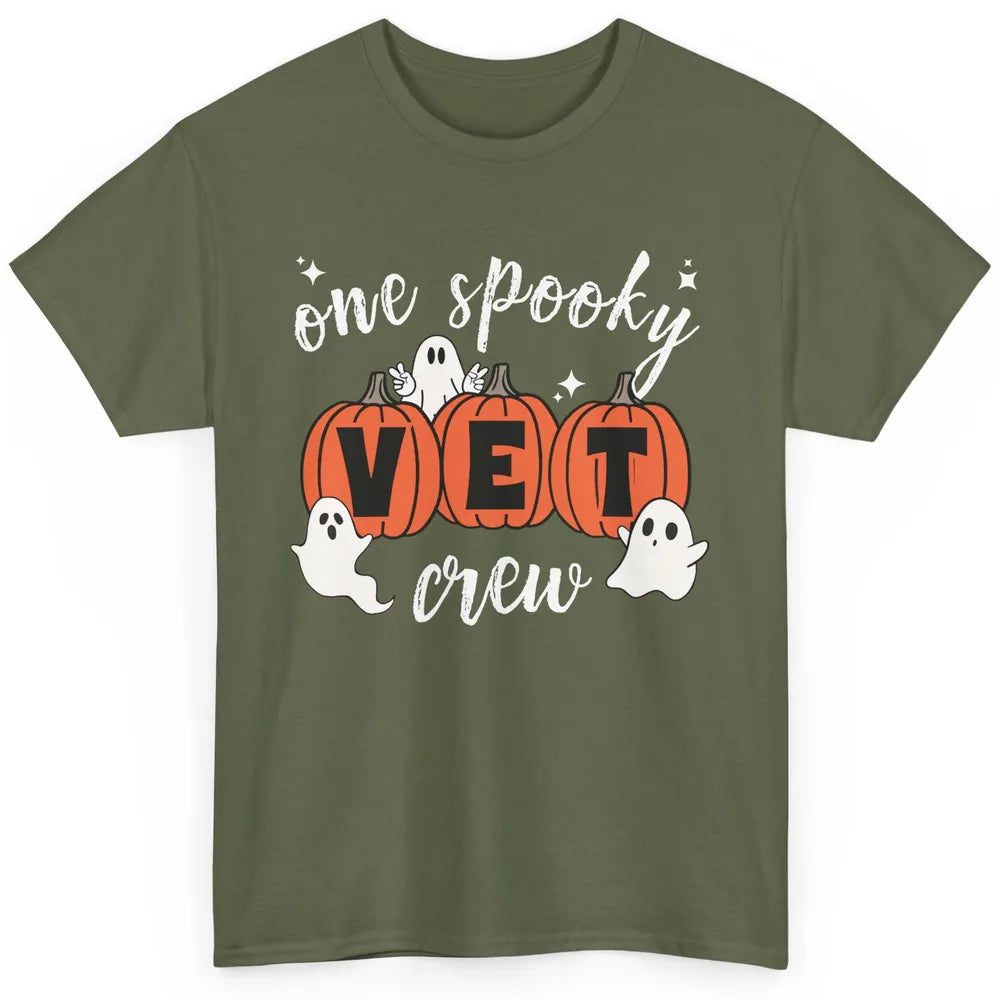 One Spooky Veterinarian Vet Squad Halloween Vet Tech Nurse Classic Unisex T-Shirt