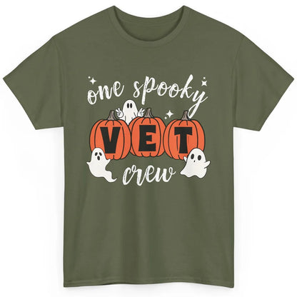 One Spooky Veterinarian Vet Squad Halloween Vet Tech Nurse Classic Unisex T-Shirt
