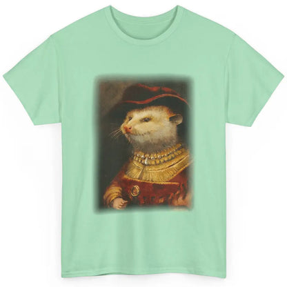 Retro Noble Opossum Young Gallant Western Opossum Art Classic Unisex T-Shirt