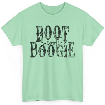 Retro Cowboy Boot Scooting Boogie Western Country Cowgirl Classic Unisex T-Shirt