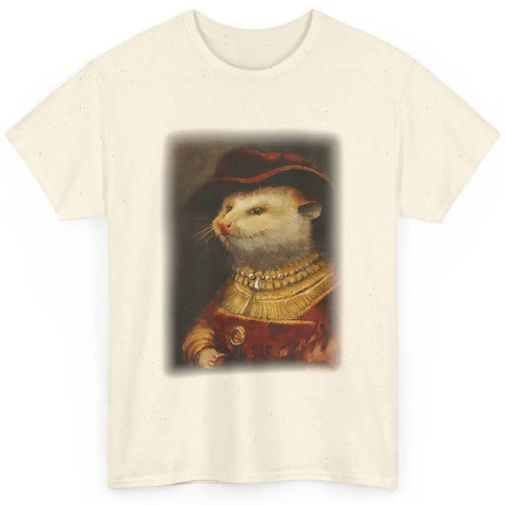 Retro Noble Opossum Young Gallant Western Opossum Art Classic Unisex T-Shirt