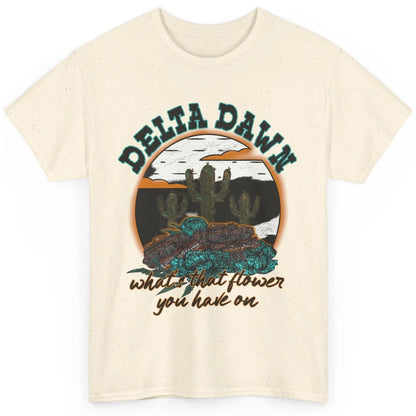 Retro Desert Night Delta Dawn What's That Flower Western Classic Unisex T-Shirt