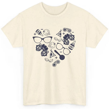 Optometrist Love Heart Symbols Optician Eye Doctor Gift Classic Unisex T-Shirt