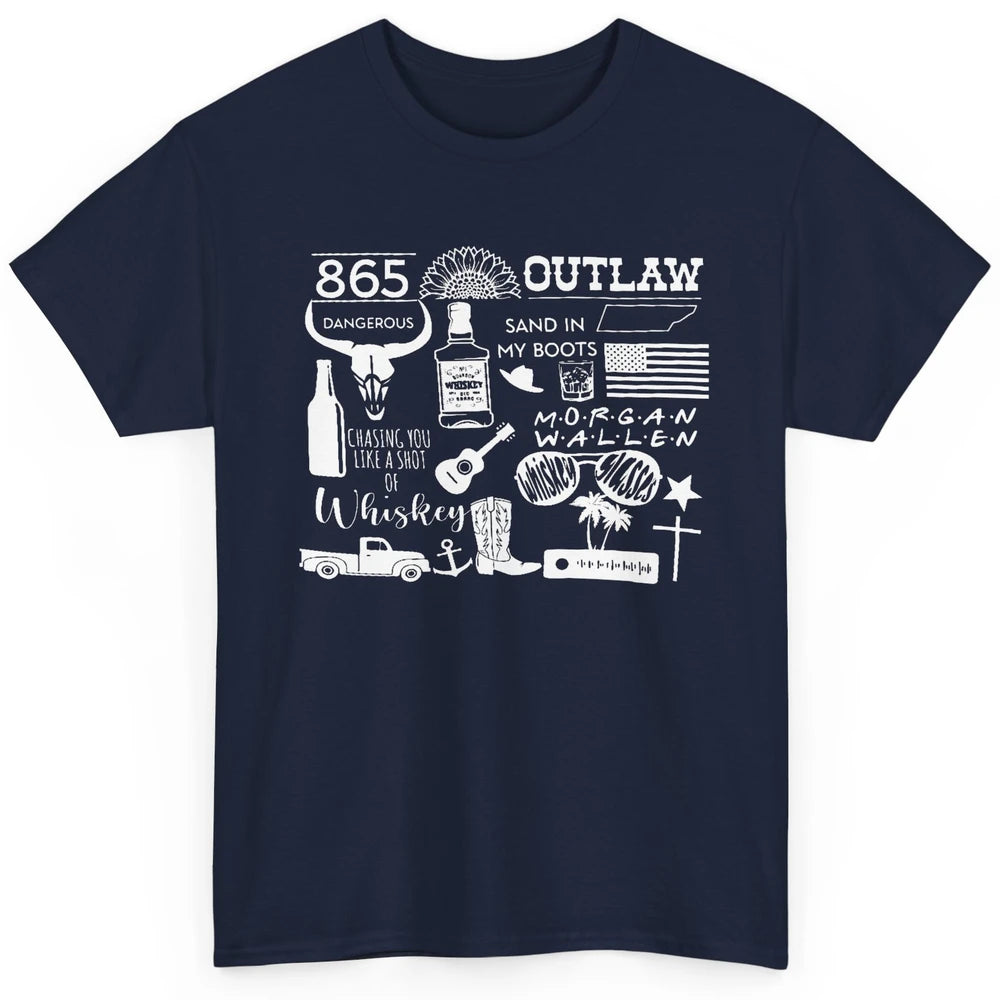 Retro Cowboy Boot Hat Sand In My Boots Western Country Music Classic Unisex T-Shirt