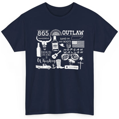 Retro Cowboy Boot Hat Sand In My Boots Western Country Music Classic Unisex T-Shirt