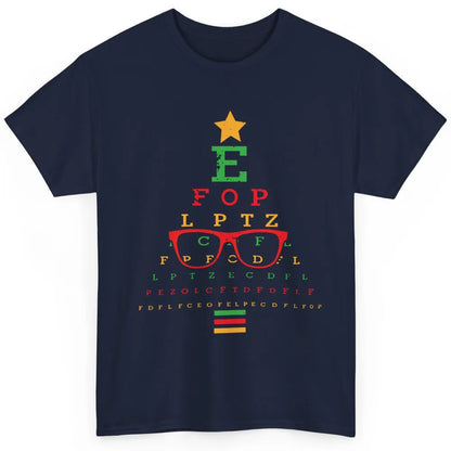 Optician Christmas Funny Xmas Tree Eyeglasses Optometrist Classic Unisex T-Shirt