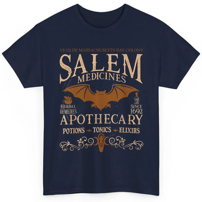 Retro Salem Apothecary Halloween Night Salem Witches 1692 Classic Unisex T-Shirt