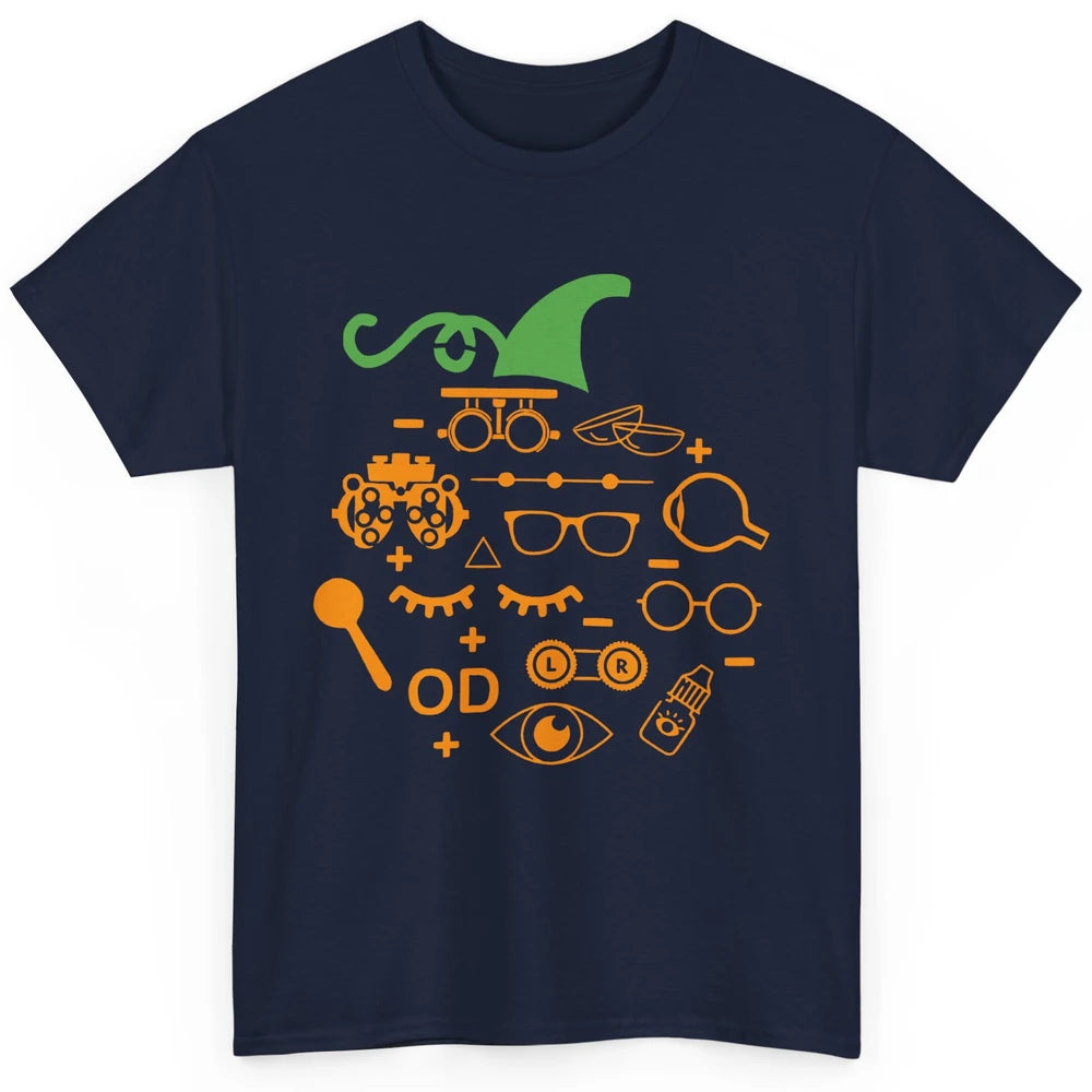 Optometry Glasses Pumpkin Halloween Optometrist Optician Classic Unisex T-Shirt