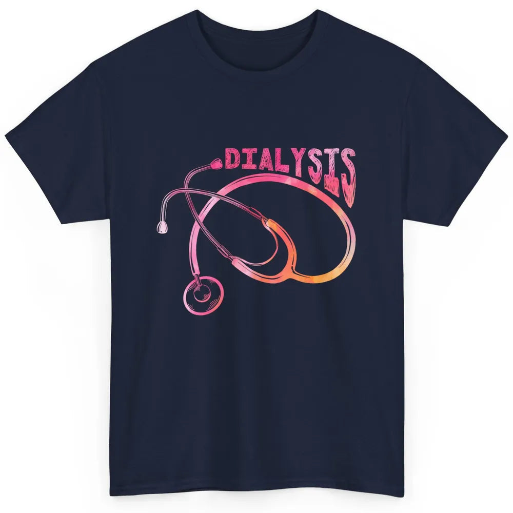 Nephrologist Dialysis Tech Nurse Stethoscope Kidney Nursing Classic Unisex T-Shirt
