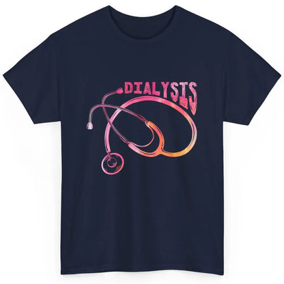 Nephrologist Dialysis Tech Nurse Stethoscope Kidney Nursing Classic Unisex T-Shirt