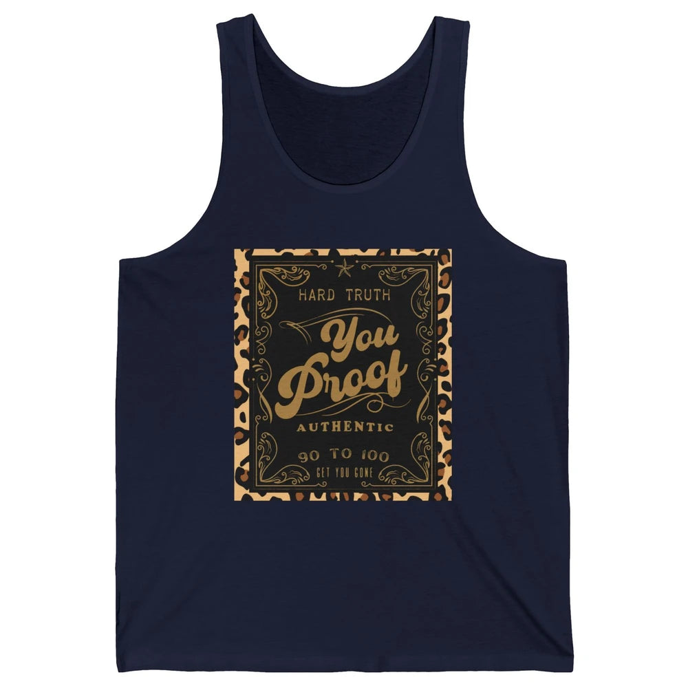 Retro I Need Something You Proof Whiskey Western Country Unisex Jersey Tank
