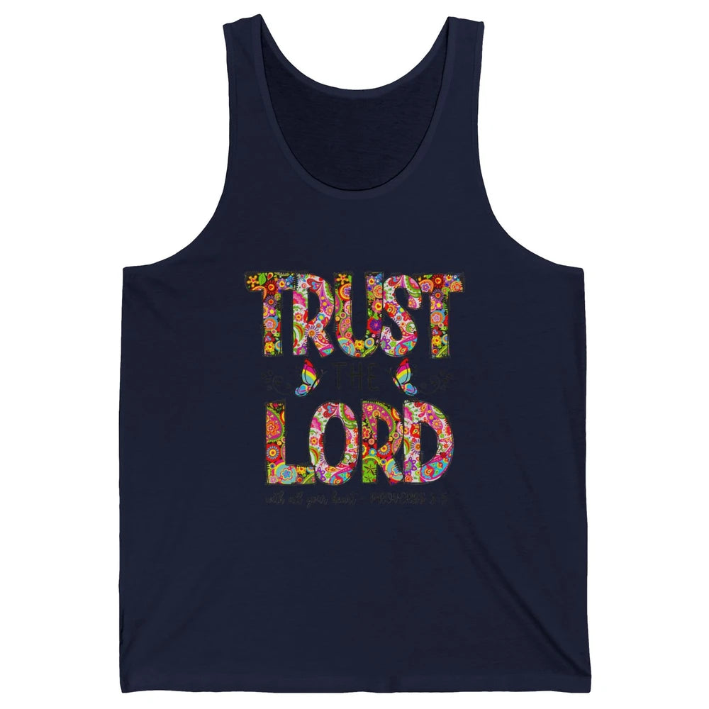 Prayer Bible Verse Religious Trust The Lord Jesus Christian Unisex Jersey Tank