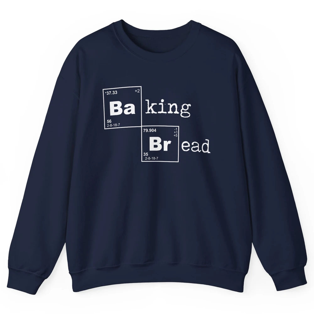 Retro Baking Bread Funny Baking Lovers Gift Bread Bakers Unisex Crewneck Sweatshirt