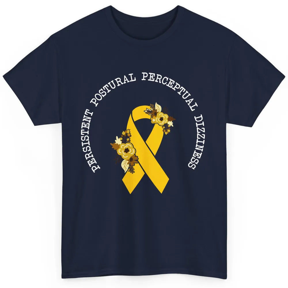 Persistent Postural-perceptual Dizziness PPPD Yellow Ribbon Classic Unisex T-Shirt