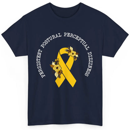 Persistent Postural-perceptual Dizziness PPPD Yellow Ribbon Classic Unisex T-Shirt