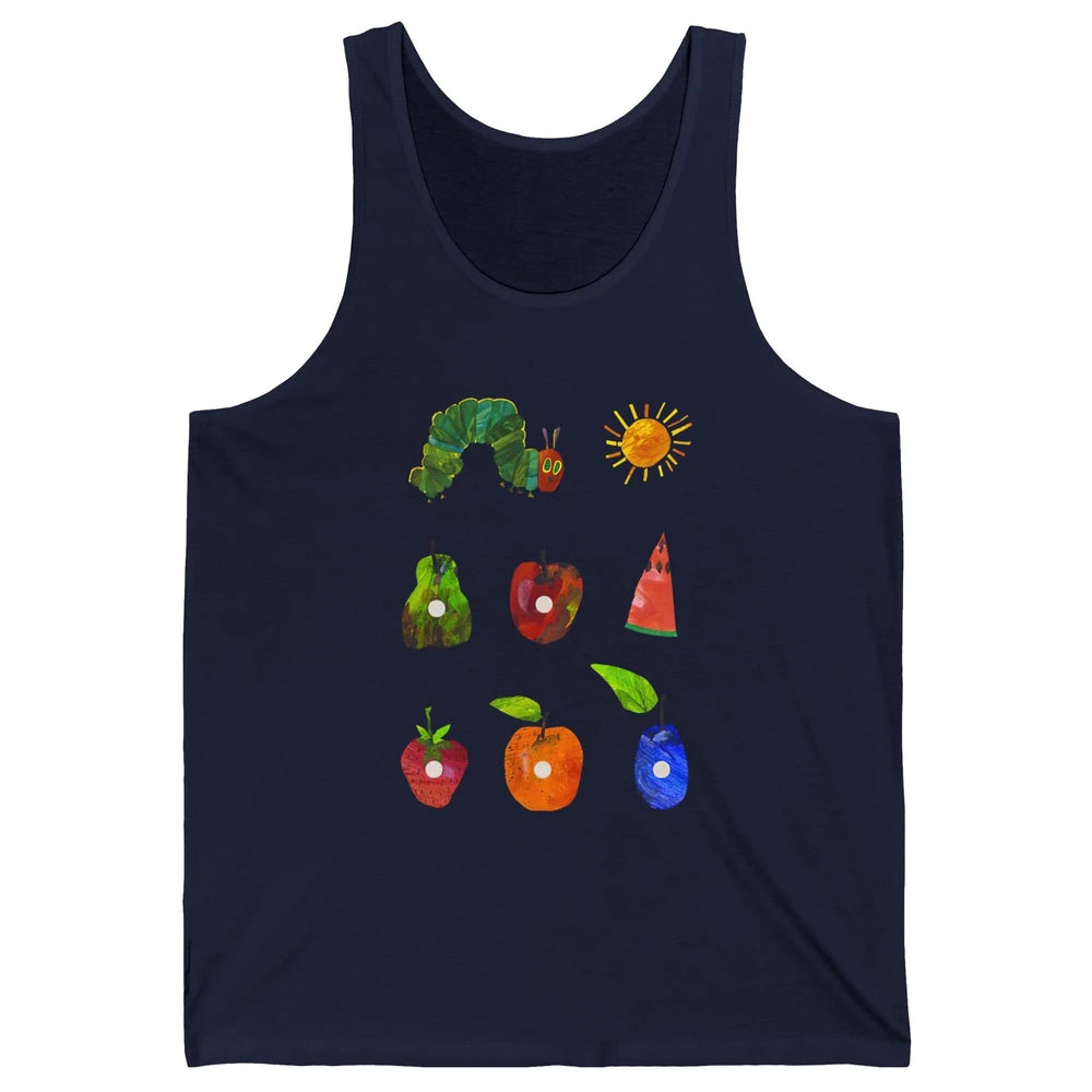 Hungry Caterpillar Fruit Always Hungry Caterpillar Saturday Unisex Jersey Tank