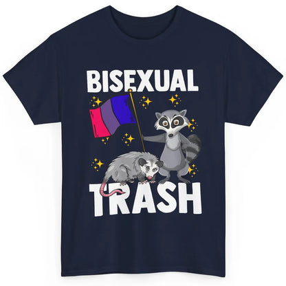 Raccoon LGBT Bisexual Trash Funny Flag Pride Animal Lovers Classic Unisex T-Shirt
