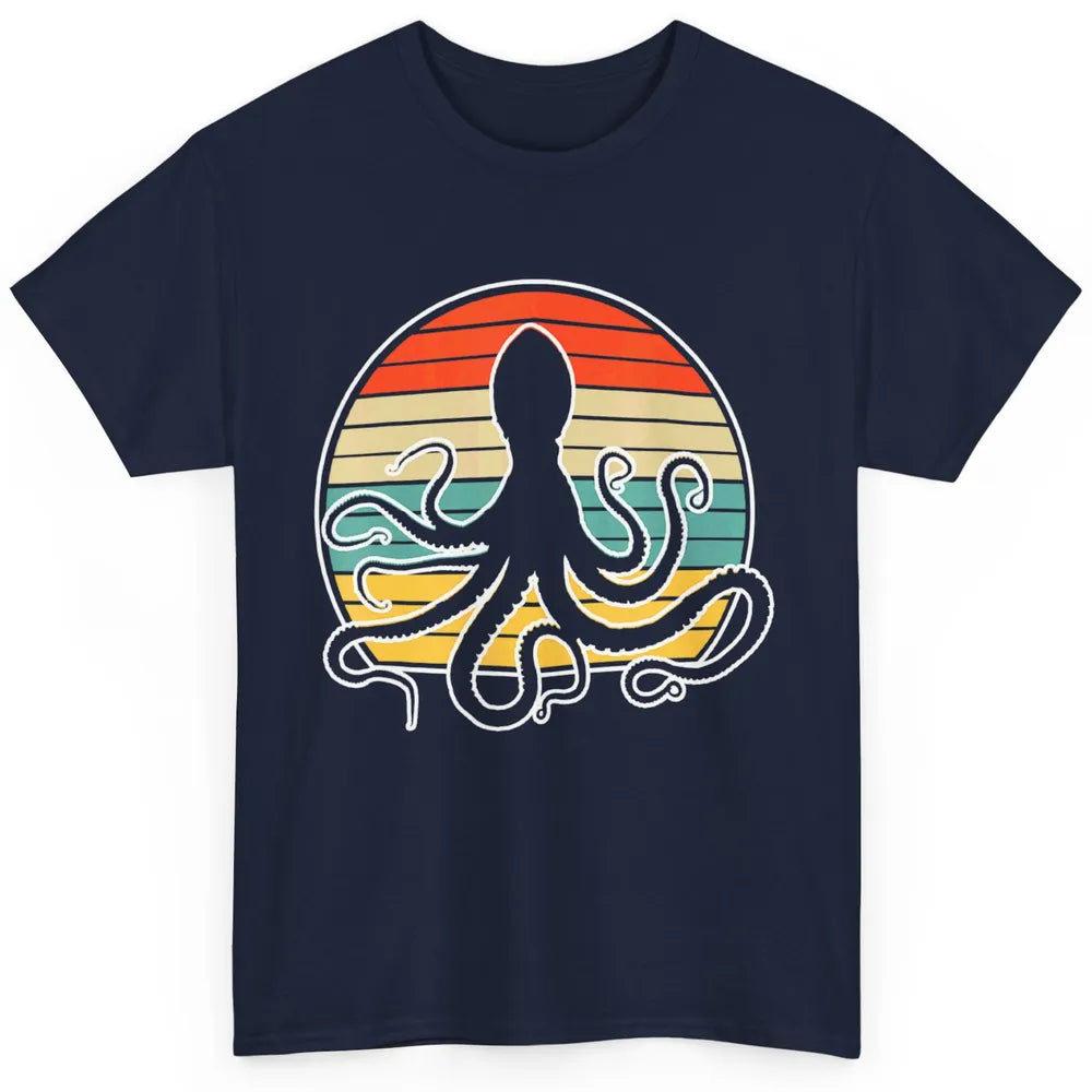 Retro Octopus Kraken Ocean Sea Creature Pirate Vintage Humor Classic Unisex T-Shirt