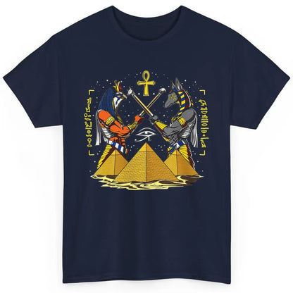 Retro Ancient Egyptian God Anubis Egypt Horus Archaeology Classic Unisex T-Shirt