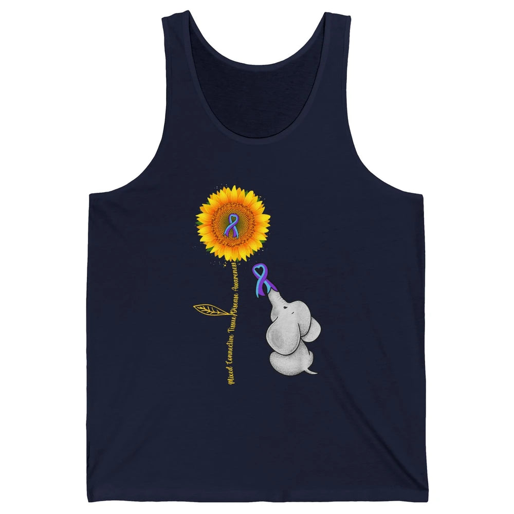 Mixed Connective Tissue Disease Baby Elephant Sunflower Unisex Jersey Tank