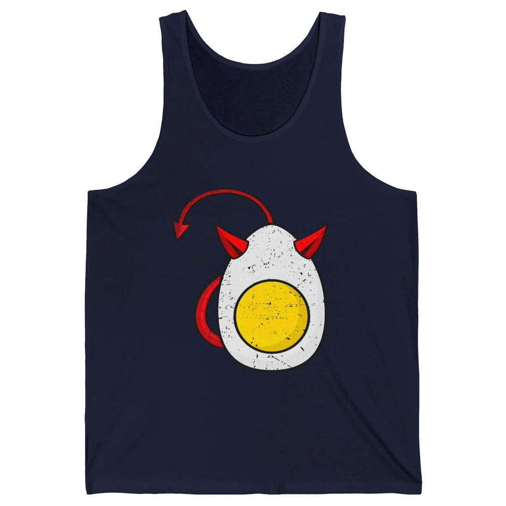 Retro Deviled Egg Funny Halloween Costume Men Women Kids Unisex Jersey Tank