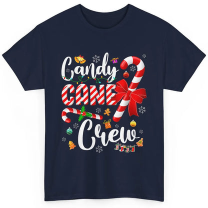 Merry Christmas Sweet Candy Cane Crew Xmas Tree Lights Santa Classic Unisex T-Shirt