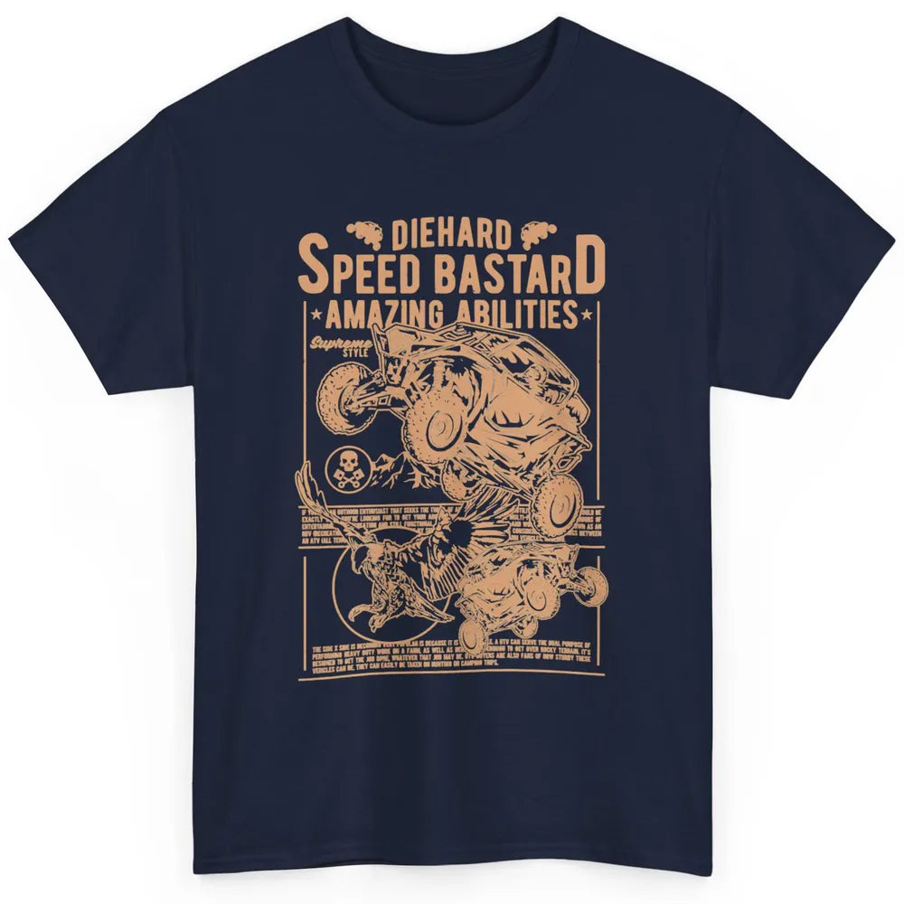 Retro ATV Speed Ride Mud Riding Dirt UTV SXS Rider Offroad Classic Unisex T-Shirt