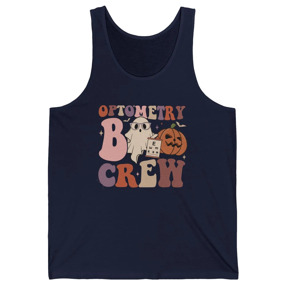 Optometry Boo Crew Halloween Ophthalmic Tech Optometrist Unisex Jersey Tank