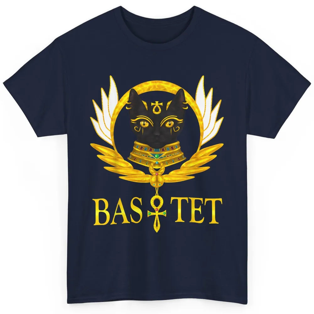 Retro Ancient Egyptian Cat Egypt Goddess Bastet Wings Horus Classic Unisex T-Shirt