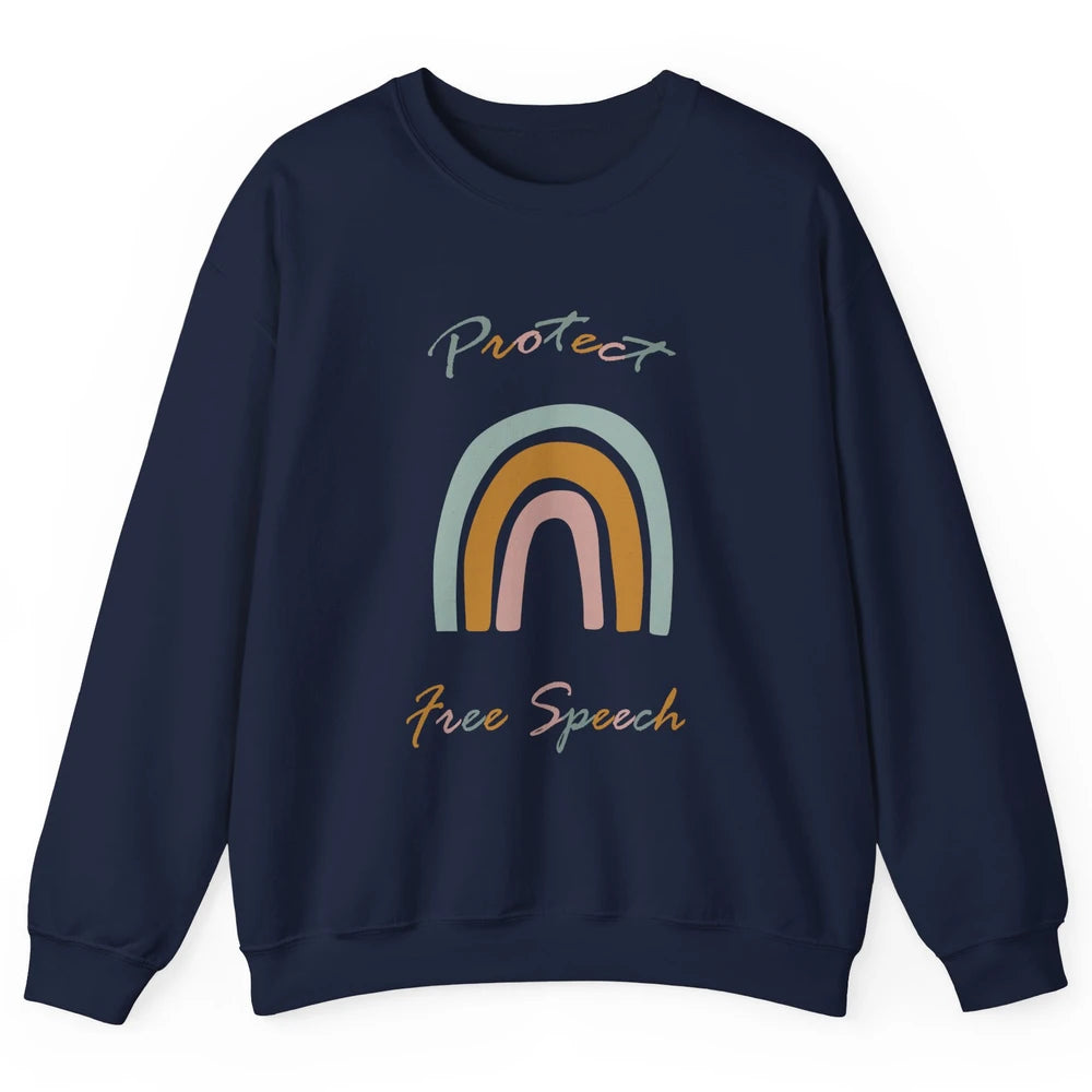Political Protect Free Speech - Free Speech For Everyone Unisex Crewneck Sweatshirt
