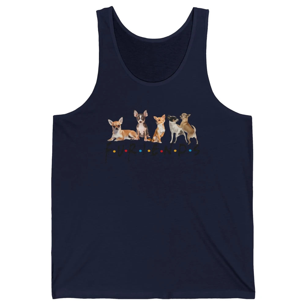 Chihuahua Furiends Furry Friends Dogs Chihuahua Lovers Gift Unisex Jersey Tank