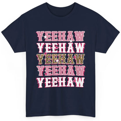 Retro Leopard Yeehaw Western Country Cowboy Cowgirl Costume Classic Unisex T-Shirt