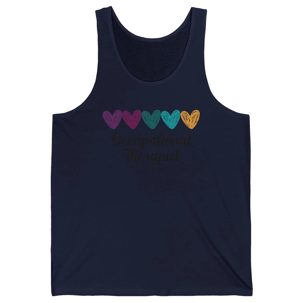 Occupational Therapist Heart Educator OT Appreciation Unisex Jersey Tank