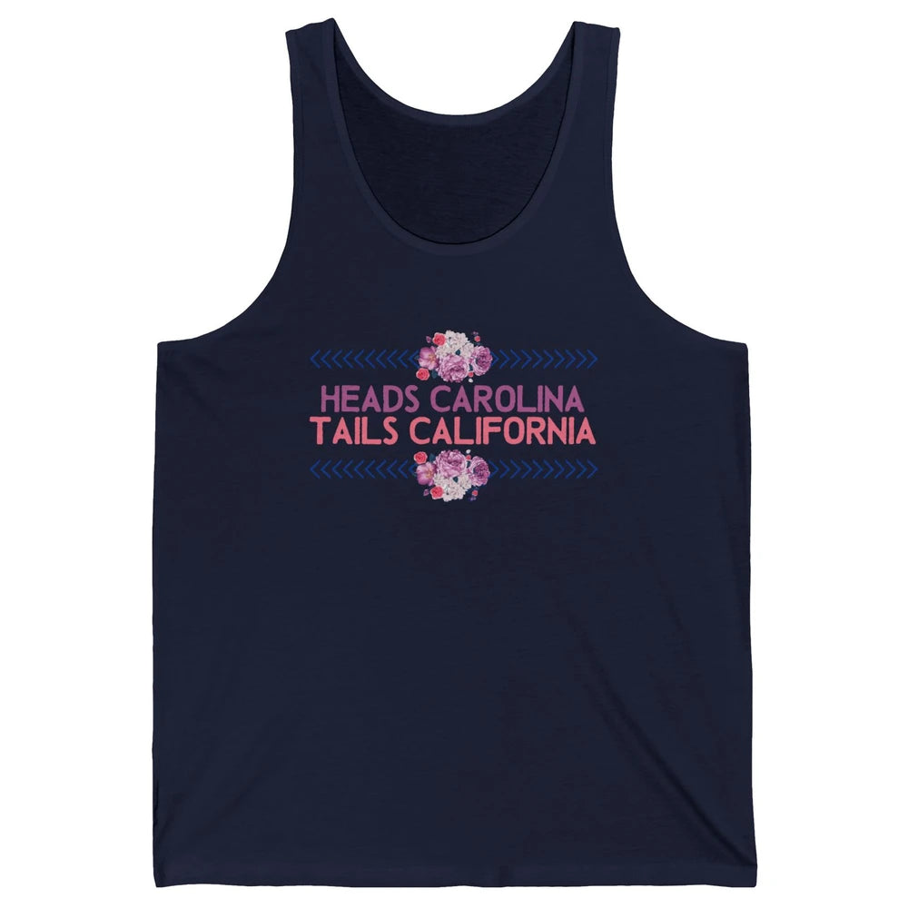 Retro Heads Carolina Tails California Western Summer Holiday Unisex Jersey Tank