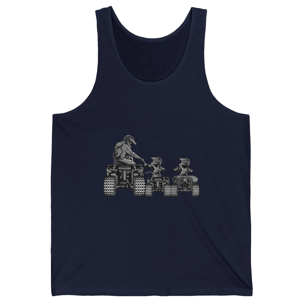 Quad Bike Father And Son Four Wheeler ATV SXS Life Offroad Unisex Jersey Tank