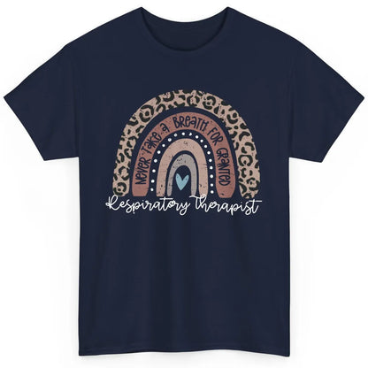 Retro Respiratory Therapy Rainbow Respiratory Therapist Gift Classic Unisex T-Shirt