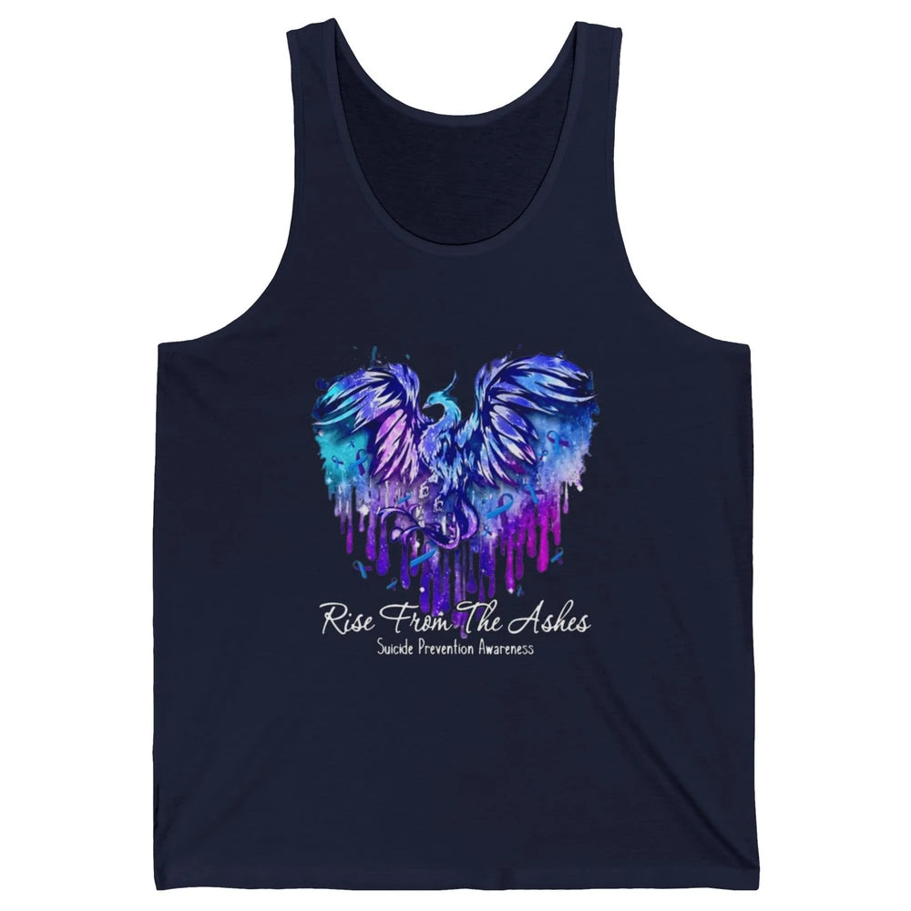 Phoenix Bird Warrior Love Suicide Prevention Awareness Month Unisex Jersey Tank