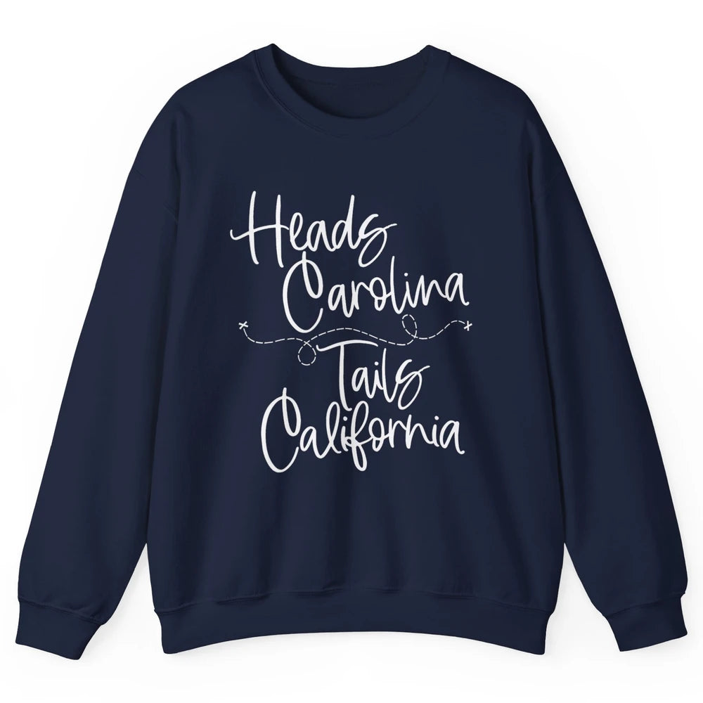 Retro 90s Heads Carolina Tail California Beach Summer Travel Unisex Crewneck Sweatshirt