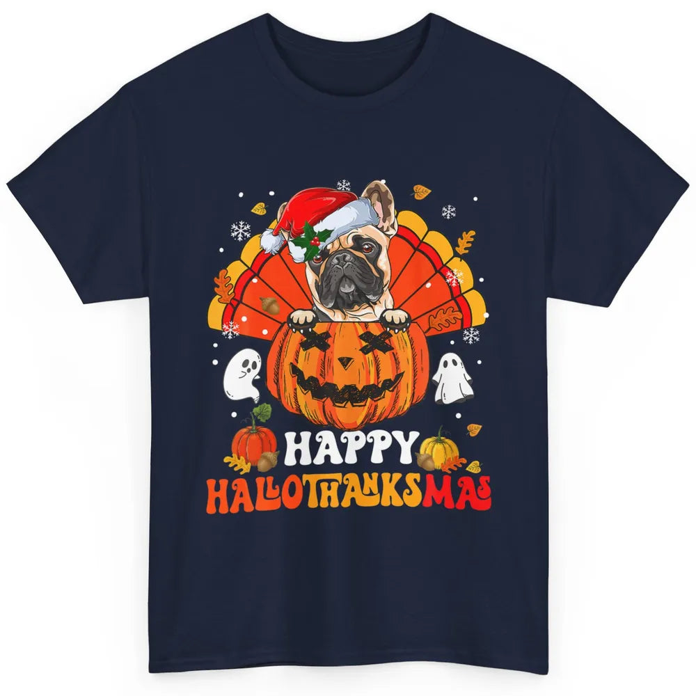 Mummy French Bulldog Dog Witch Happy Halloween Spooky Season Classic Unisex T-Shirt