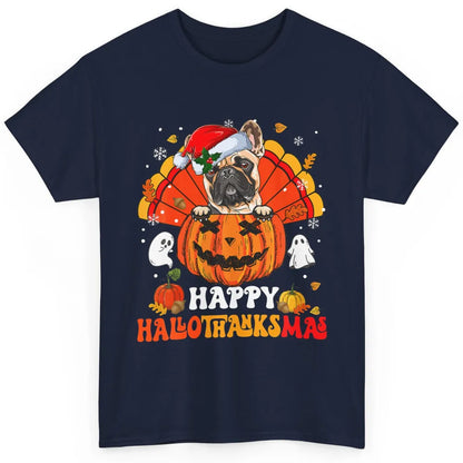 Mummy French Bulldog Dog Witch Happy Halloween Spooky Season Classic Unisex T-Shirt