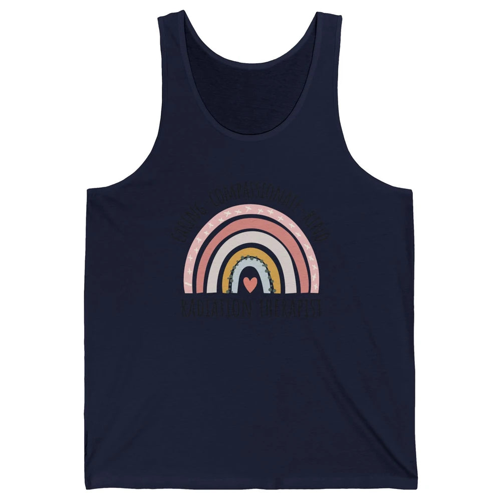 Radiation Therapist Pastel Rainbow Radiation Therapy Gift Unisex Jersey Tank