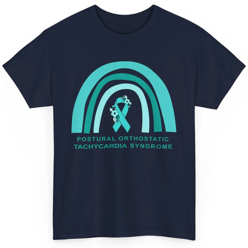 POTS Postural Orthostatic Tachycardia Syndrome Turquoise Classic Unisex T-Shirt