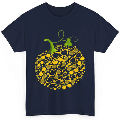 Pumpkin Glasses Optometry Optician Halloween Spooky Season Classic Unisex T-Shirt
