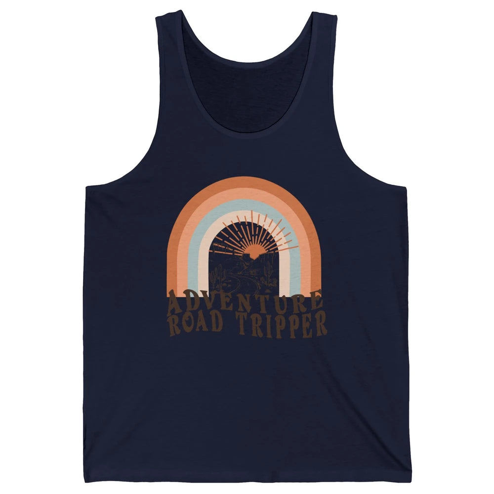 Retro Adventure Road Tripper Vintage Country Wilderness Unisex Jersey Tank