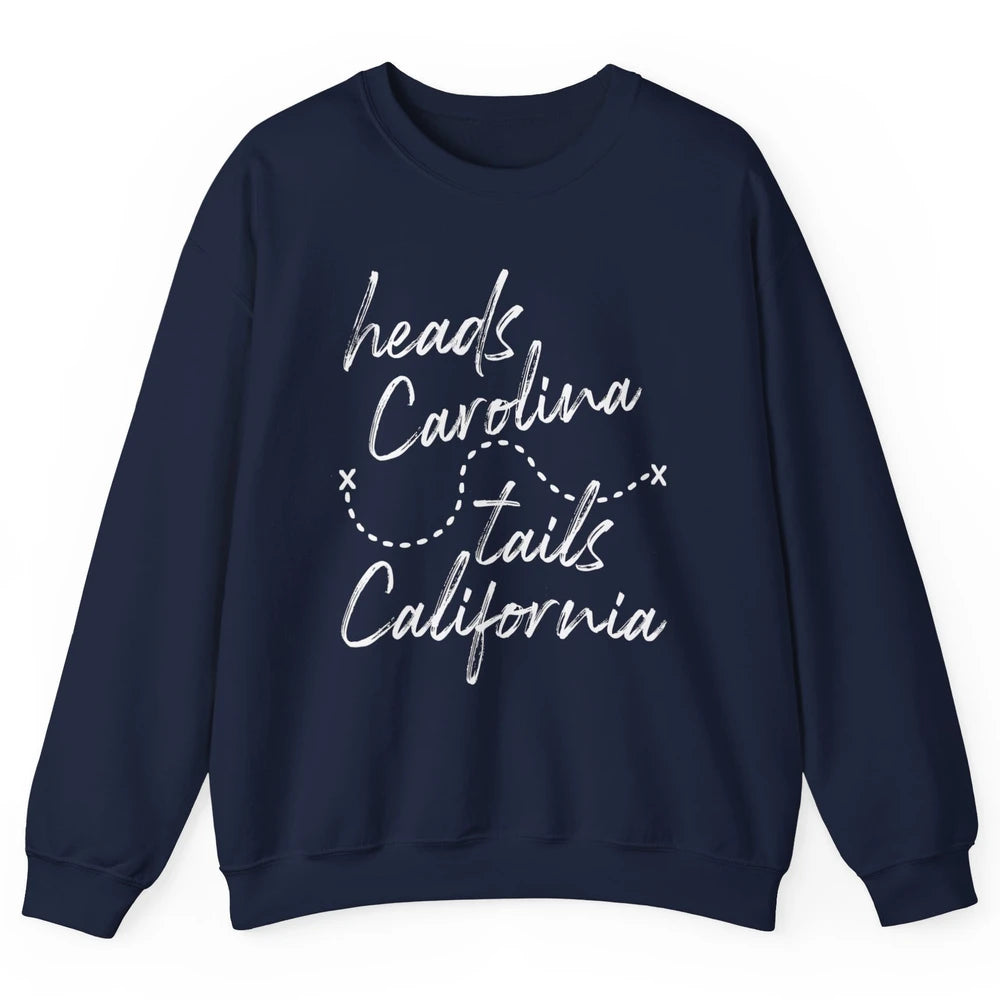 Retro 90s Heads Carolina Tail California Beach Summer Travel Unisex Crewneck Sweatshirt